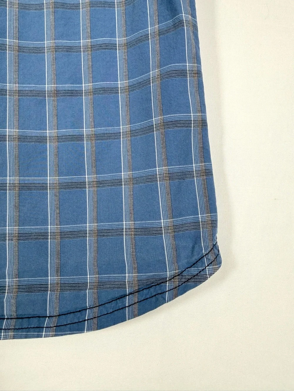 OLD NAVY Boys Y2K Western‎ Pearl Snap Plaid Short Sleeve Shirt XS Ranch Cowboy